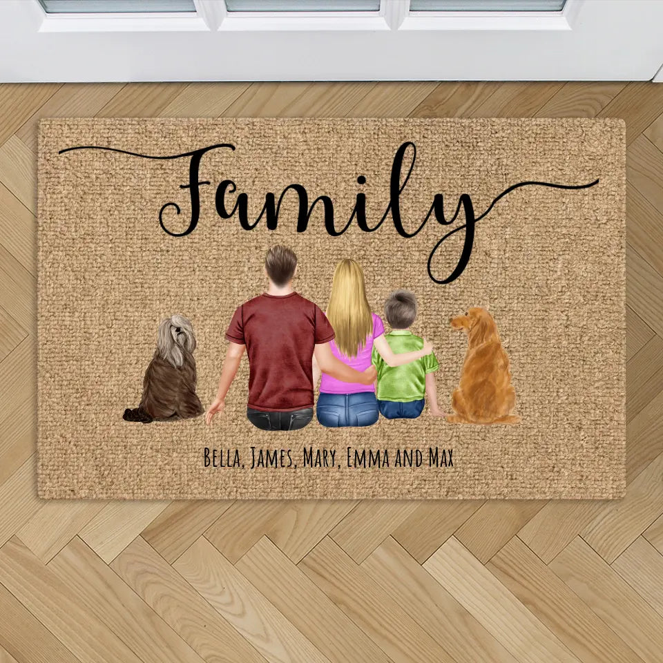 Family - Personalized Doormat