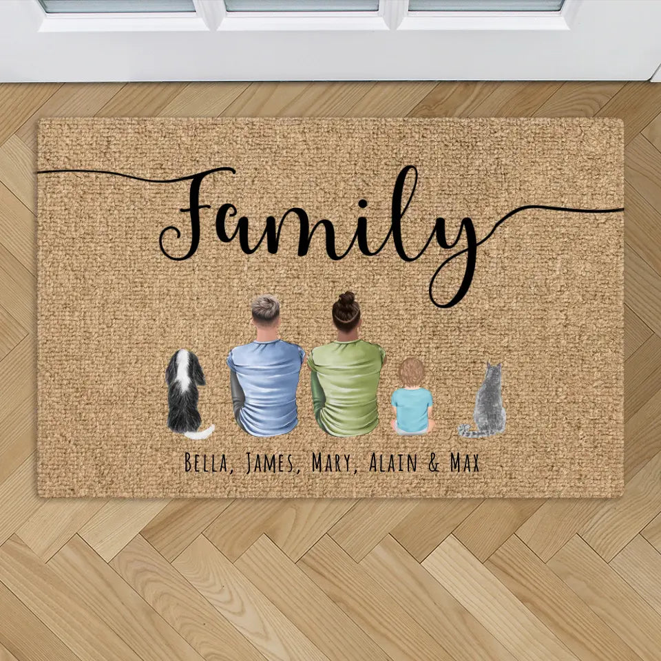 LGBTQ+ Family - Personalized Doormat