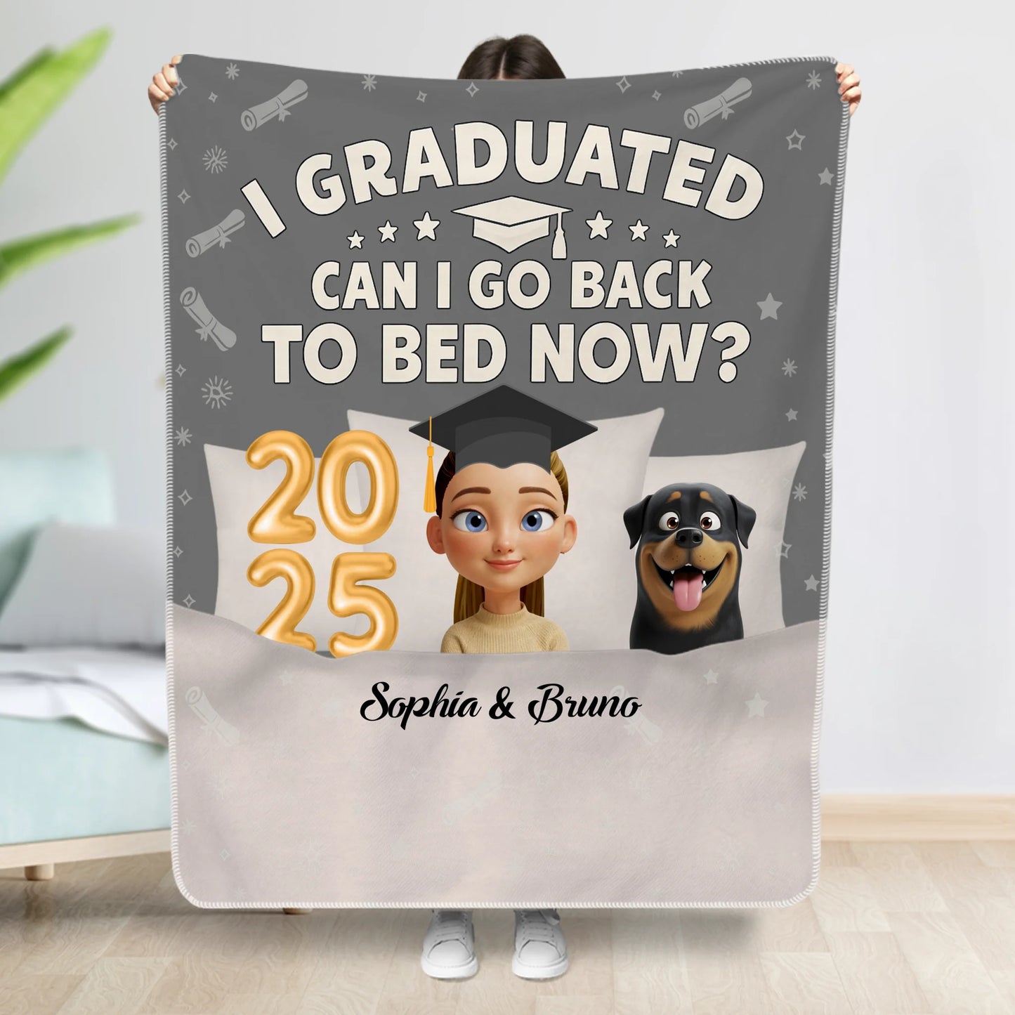 Graduation - Personalized Blanket