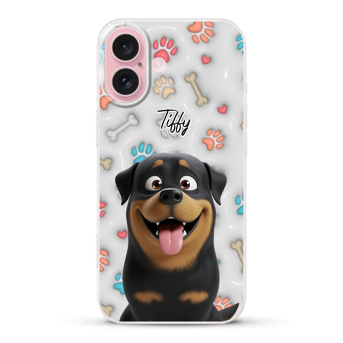 My fave pair of paws (3D look) - Personalized Phone Case