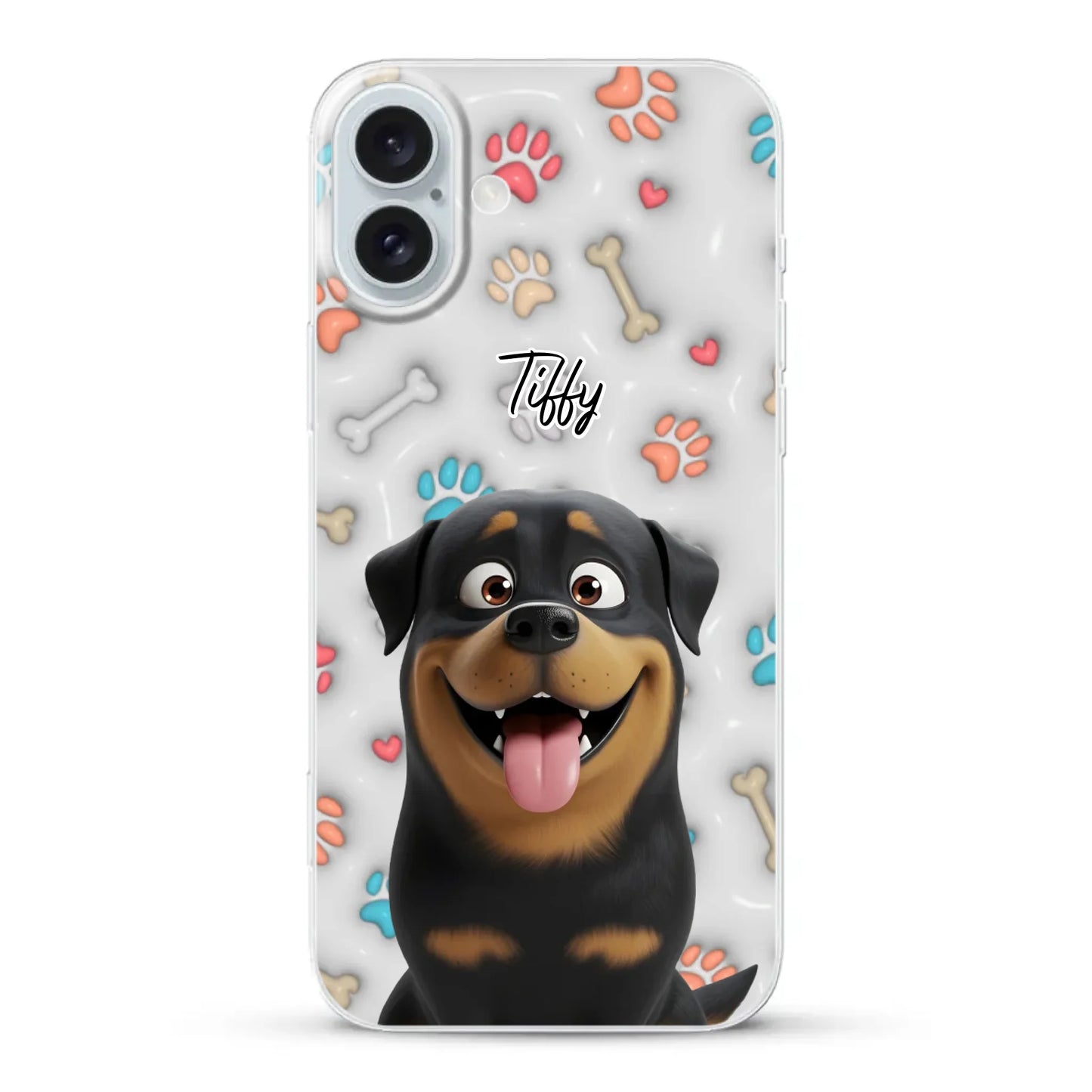 My fave pair of paws (3D look) - Personalized Phone Case