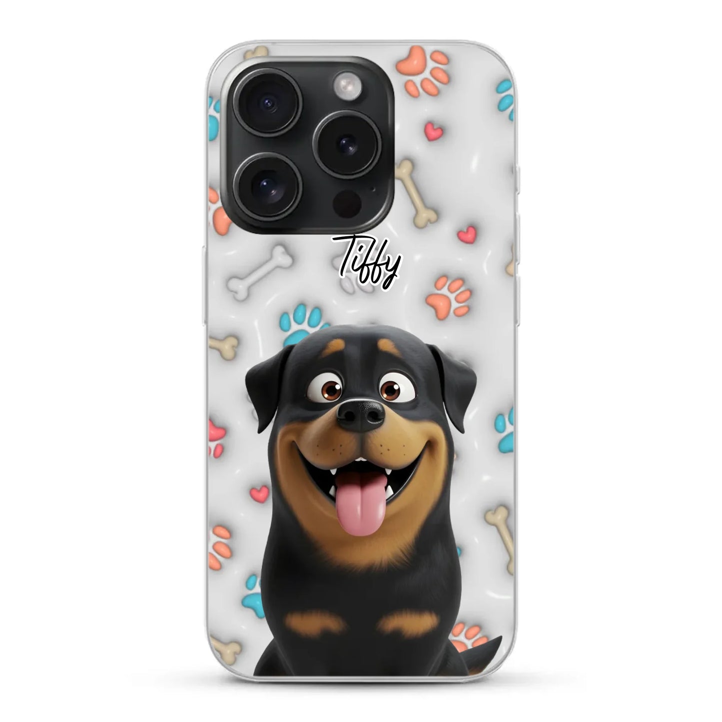 My fave pair of paws (3D look) - Personalized Phone Case