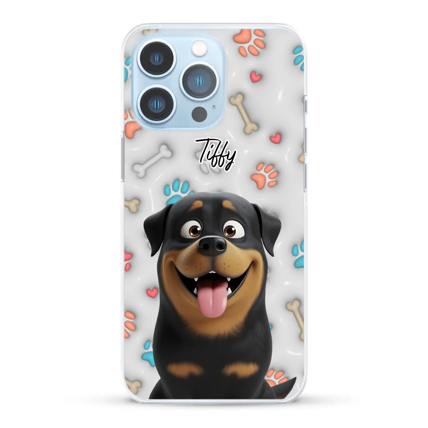 My fave pair of paws (3D look) - Personalized Phone Case