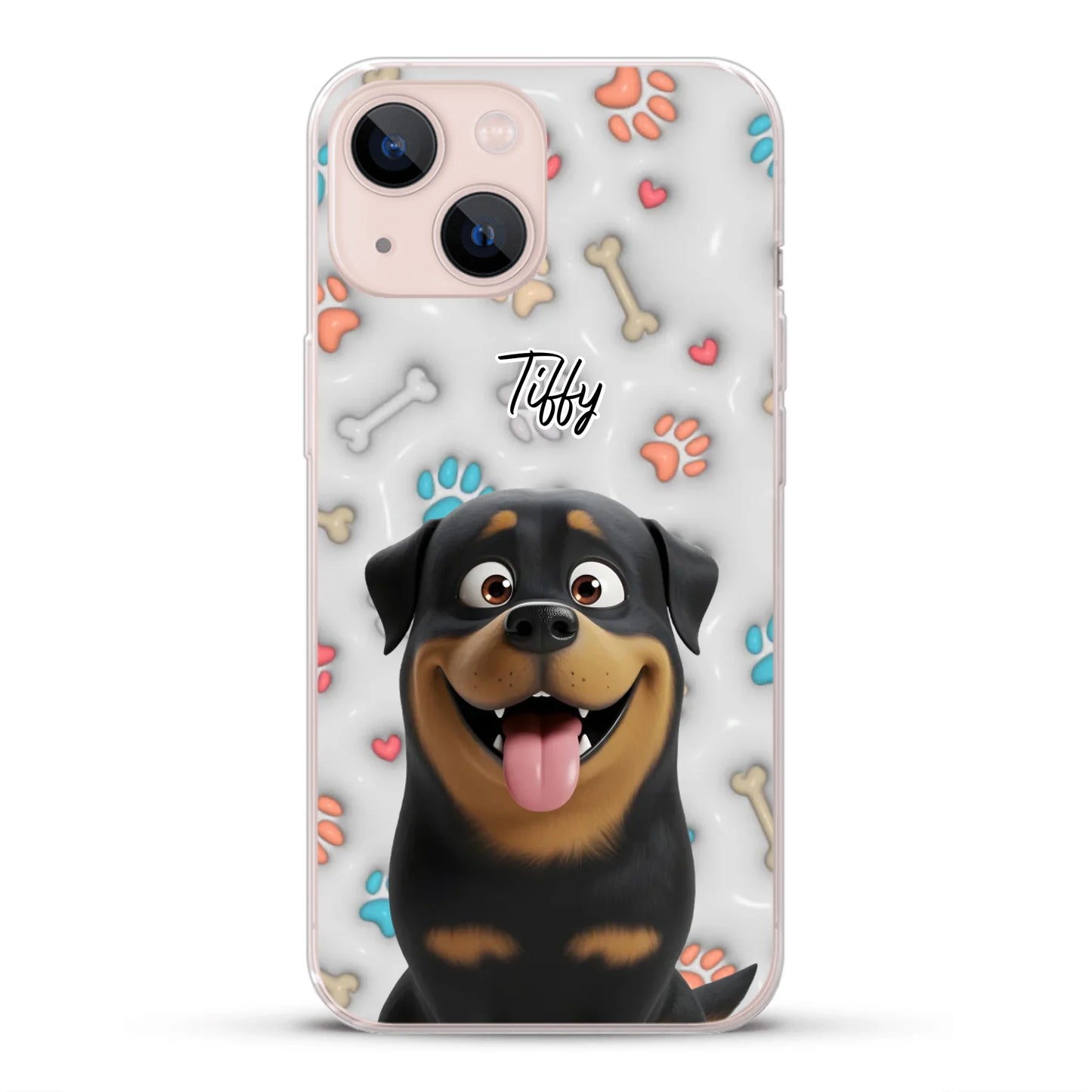 My fave pair of paws (3D look) - Personalized Phone Case