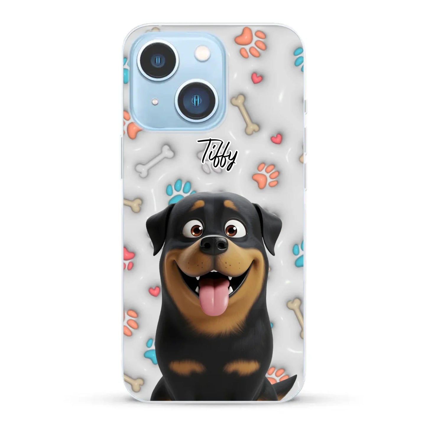My fave pair of paws (3D look) - Personalized Phone Case