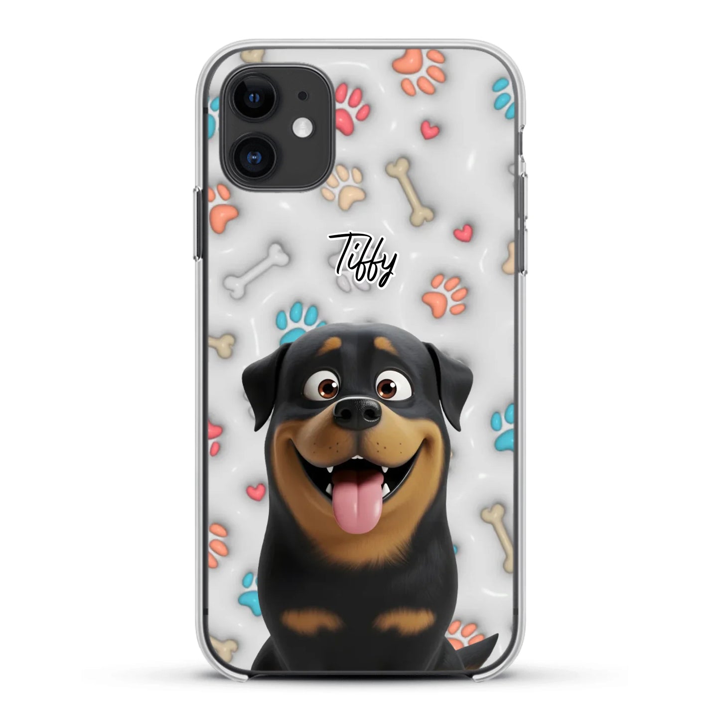 My fave pair of paws (3D look) - Personalized Phone Case