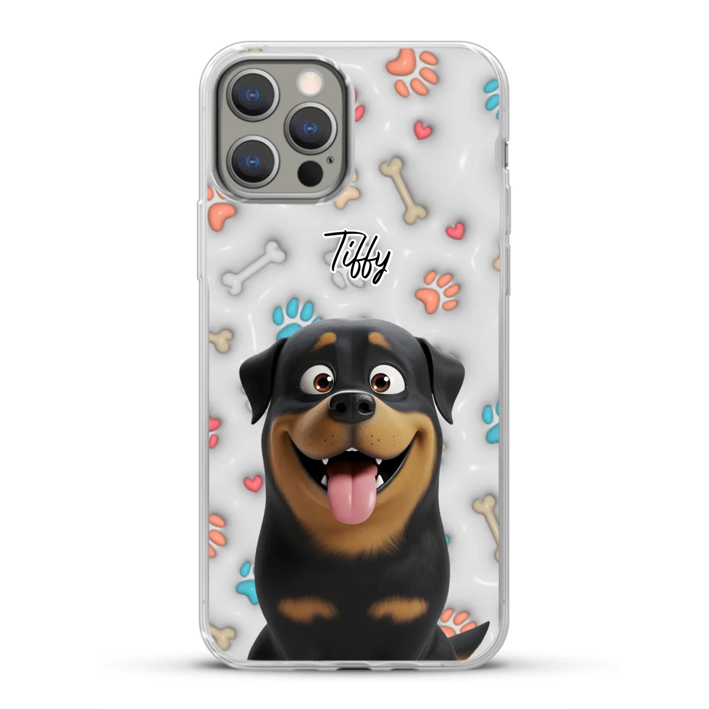 My fave pair of paws (3D look) - Personalized Phone Case