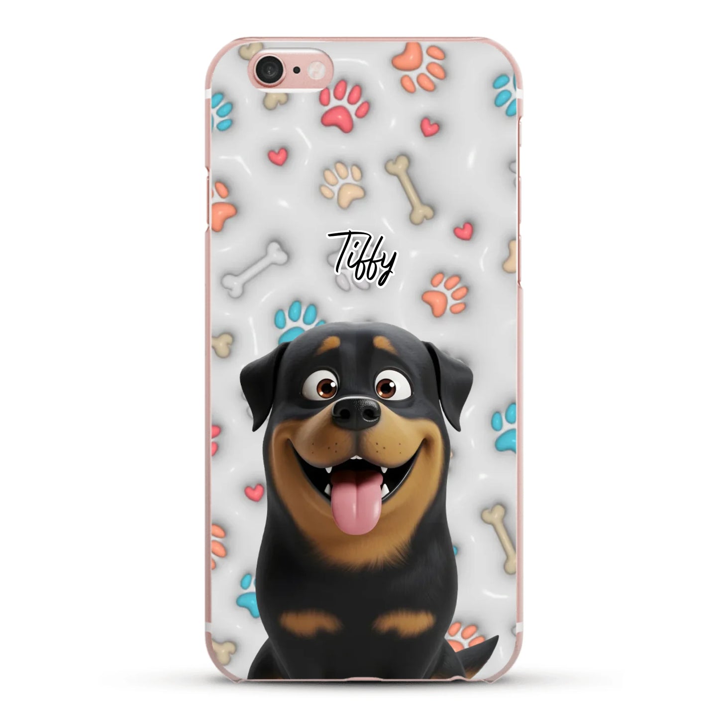My fave pair of paws (3D look) - Personalized Phone Case