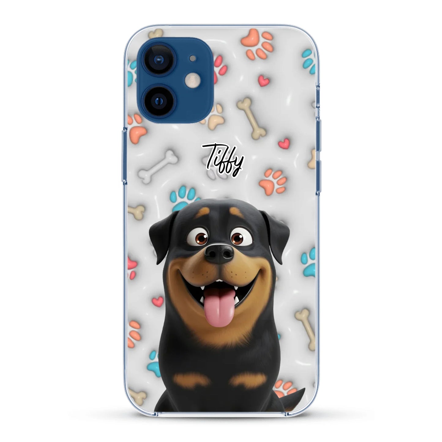 My fave pair of paws (3D look) - Personalized Phone Case