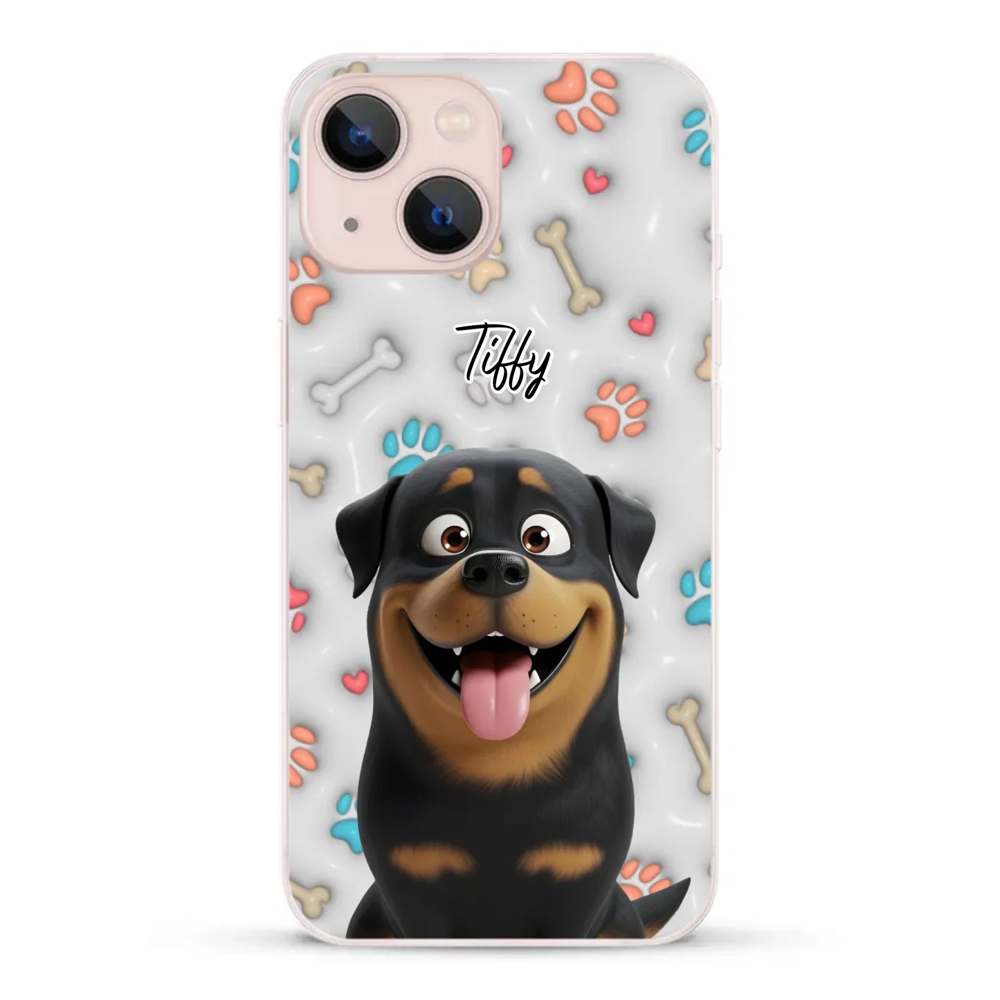 My fave pair of paws (3D look) - Personalized Phone Case