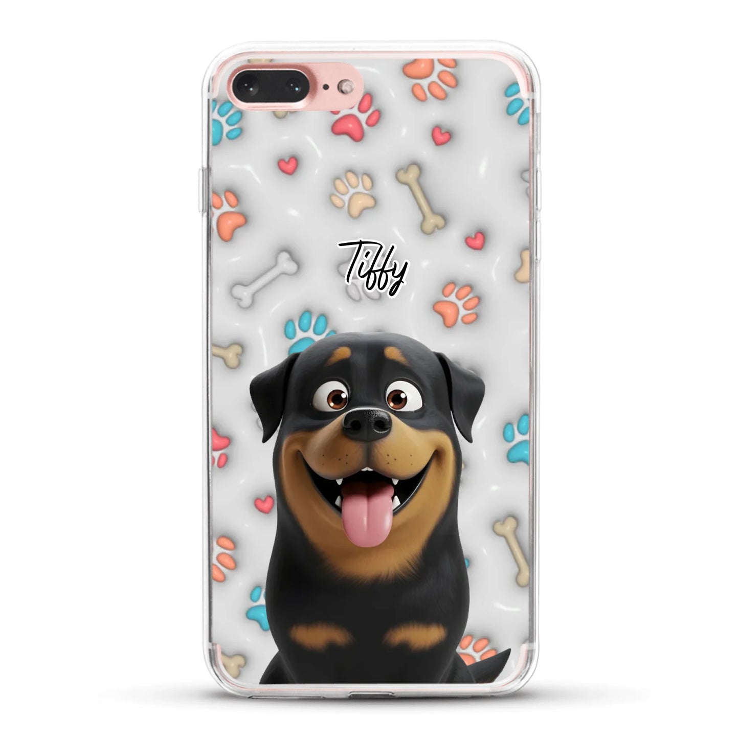 My fave pair of paws (3D look) - Personalized Phone Case