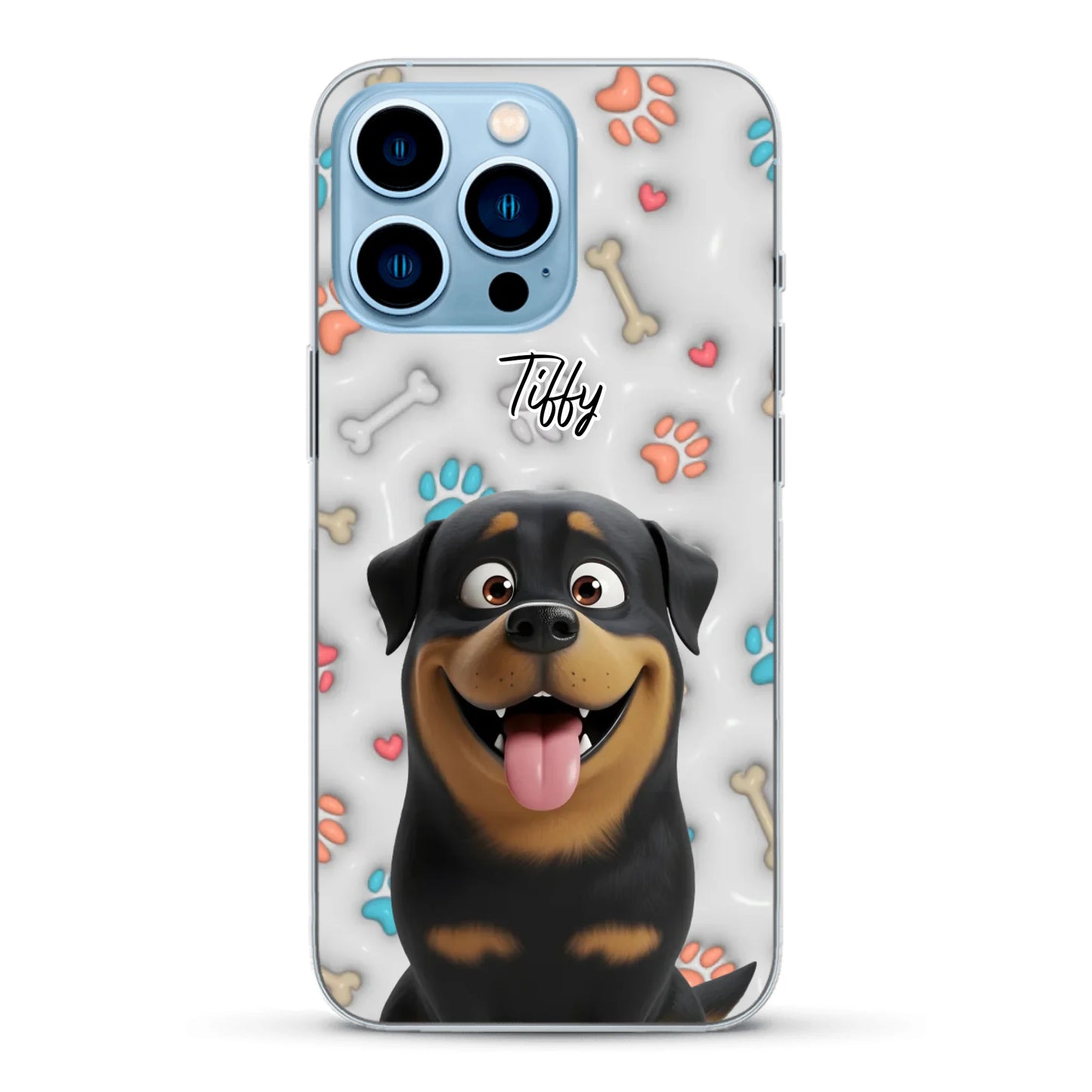 My fave pair of paws (3D look) - Personalized Phone Case