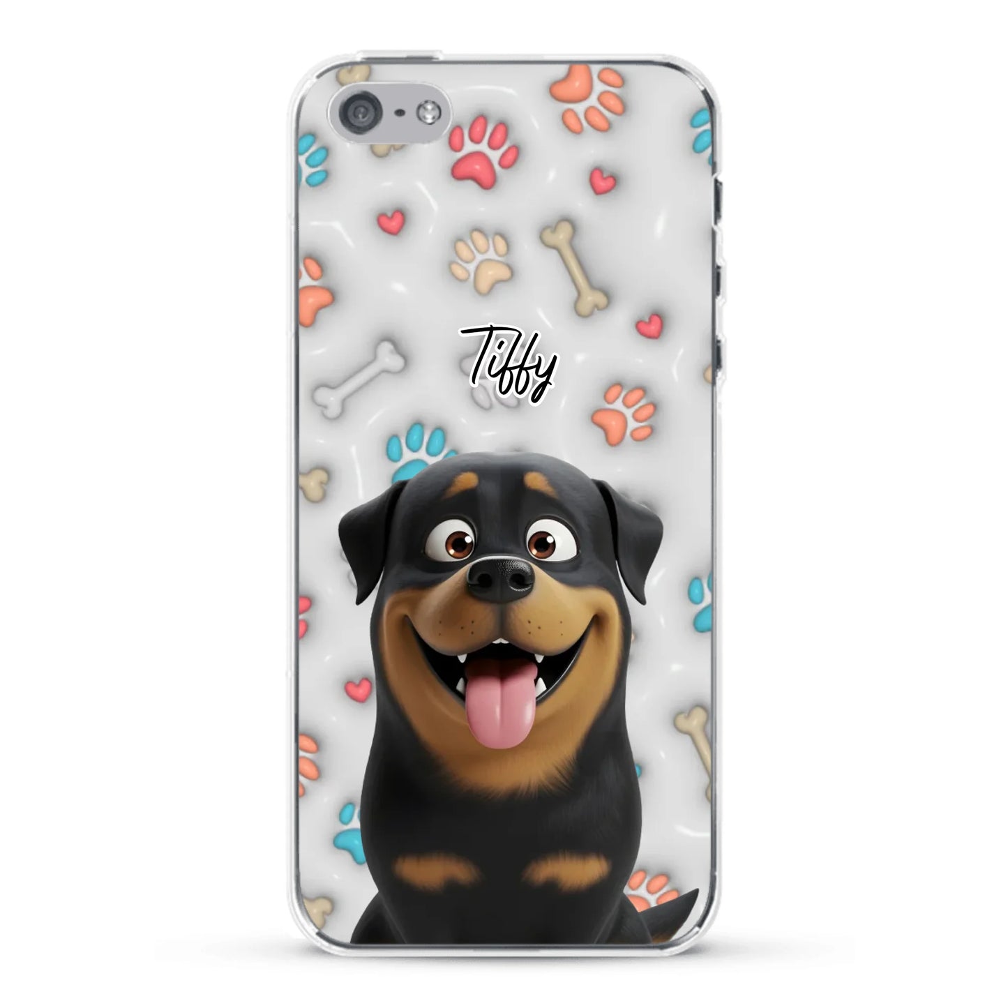 My fave pair of paws (3D look) - Personalized Phone Case