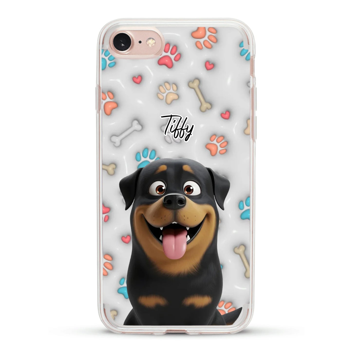 My fave pair of paws (3D look) - Personalized Phone Case