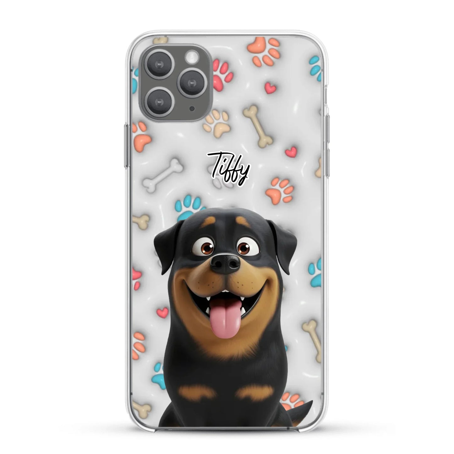 My fave pair of paws (3D look) - Personalized Phone Case