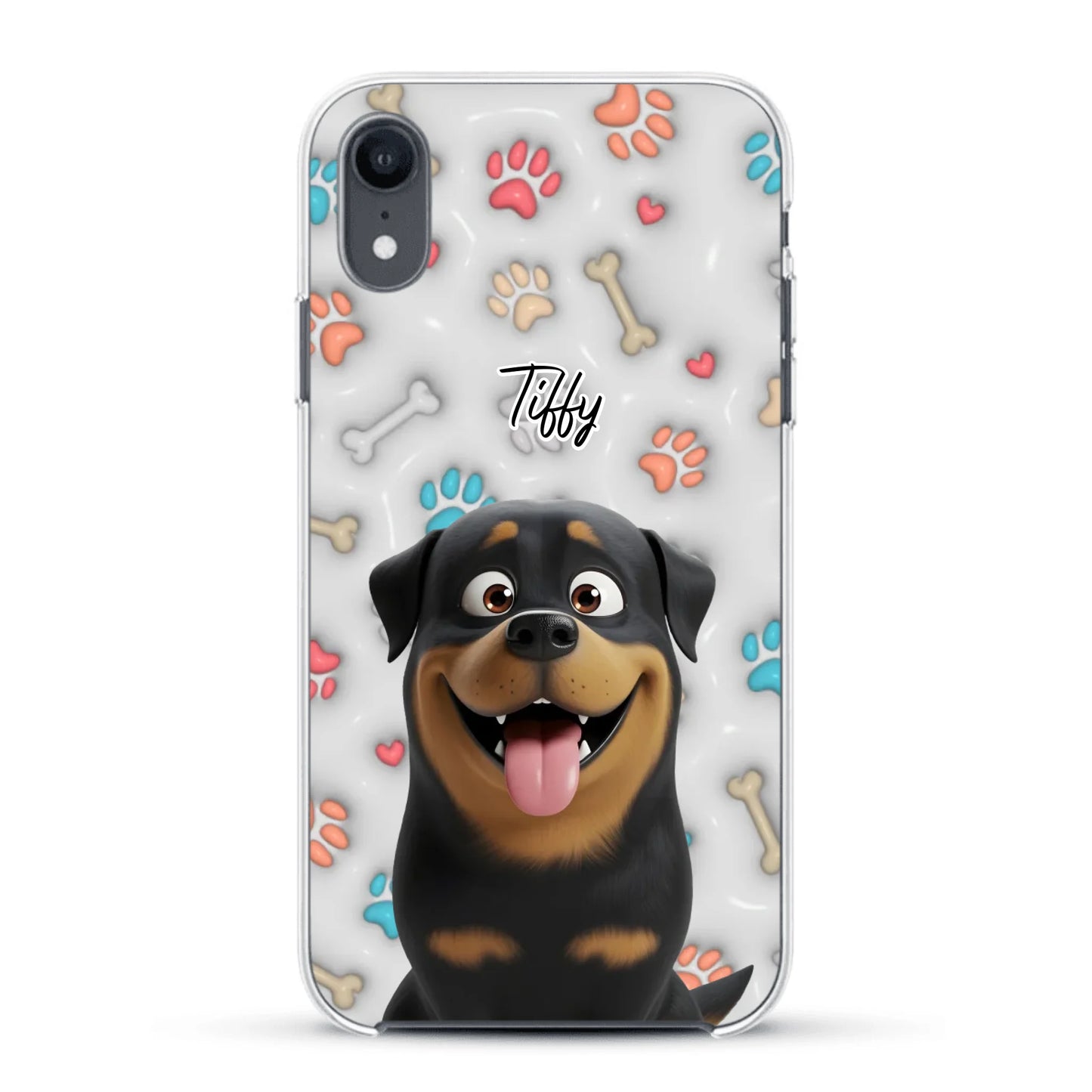 My fave pair of paws (3D look) - Personalized Phone Case