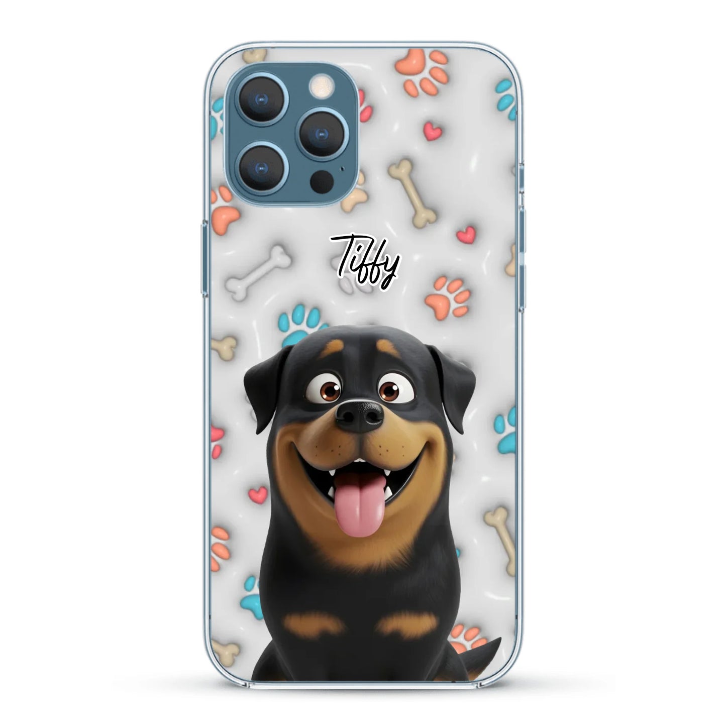 My fave pair of paws (3D look) - Personalized Phone Case