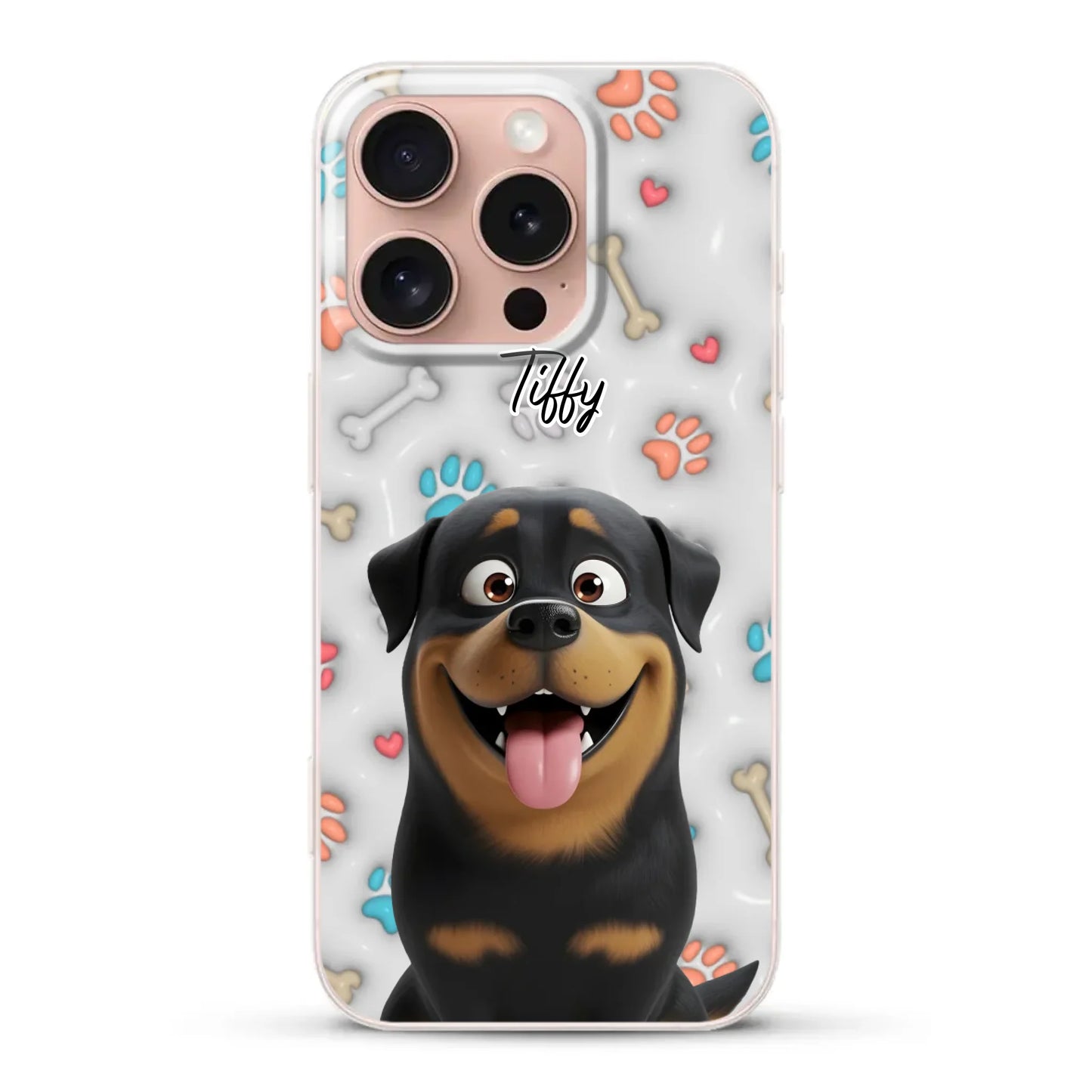 My fave pair of paws (3D look) - Personalized Phone Case