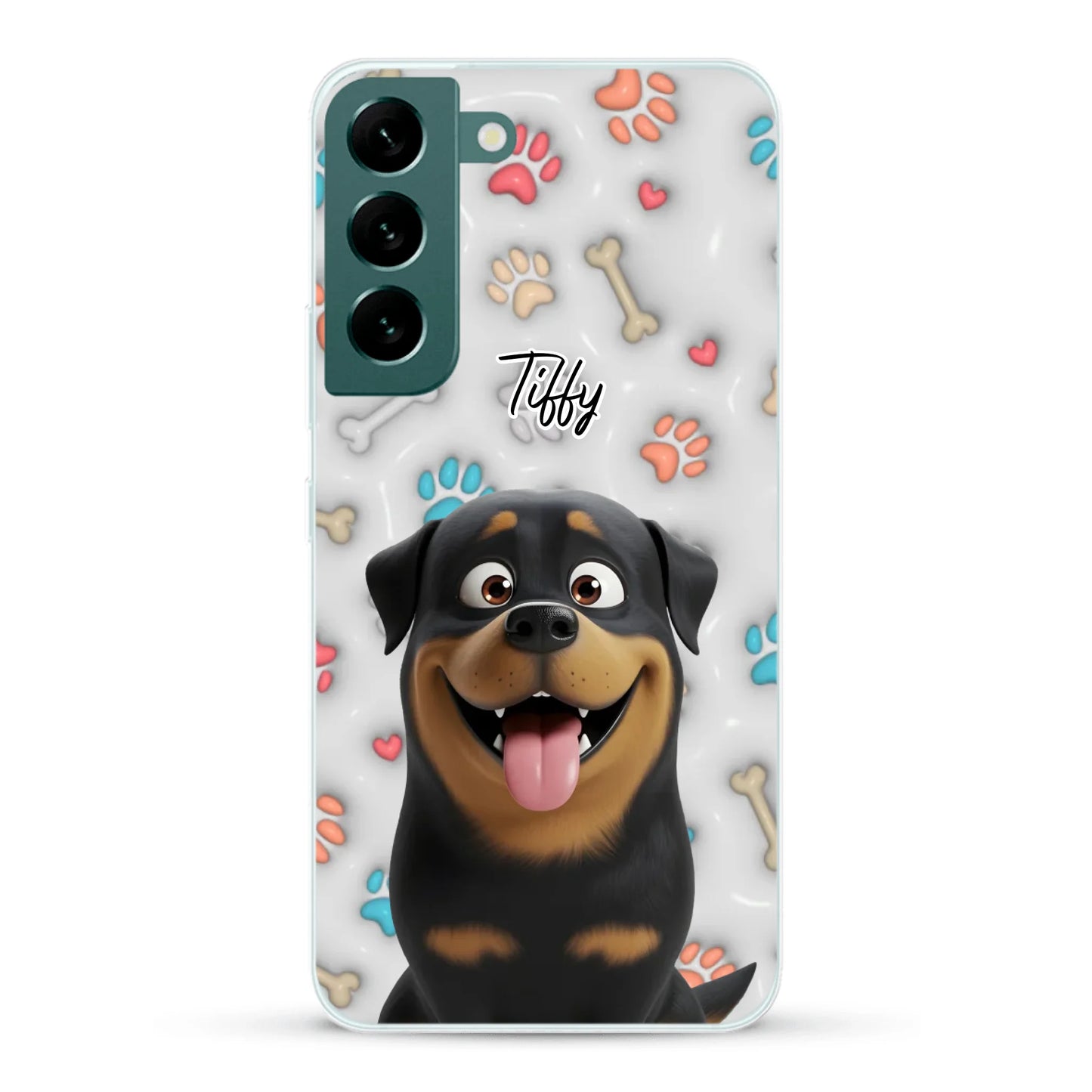 My fave pair of paws (3D look) - Personalized Phone Case