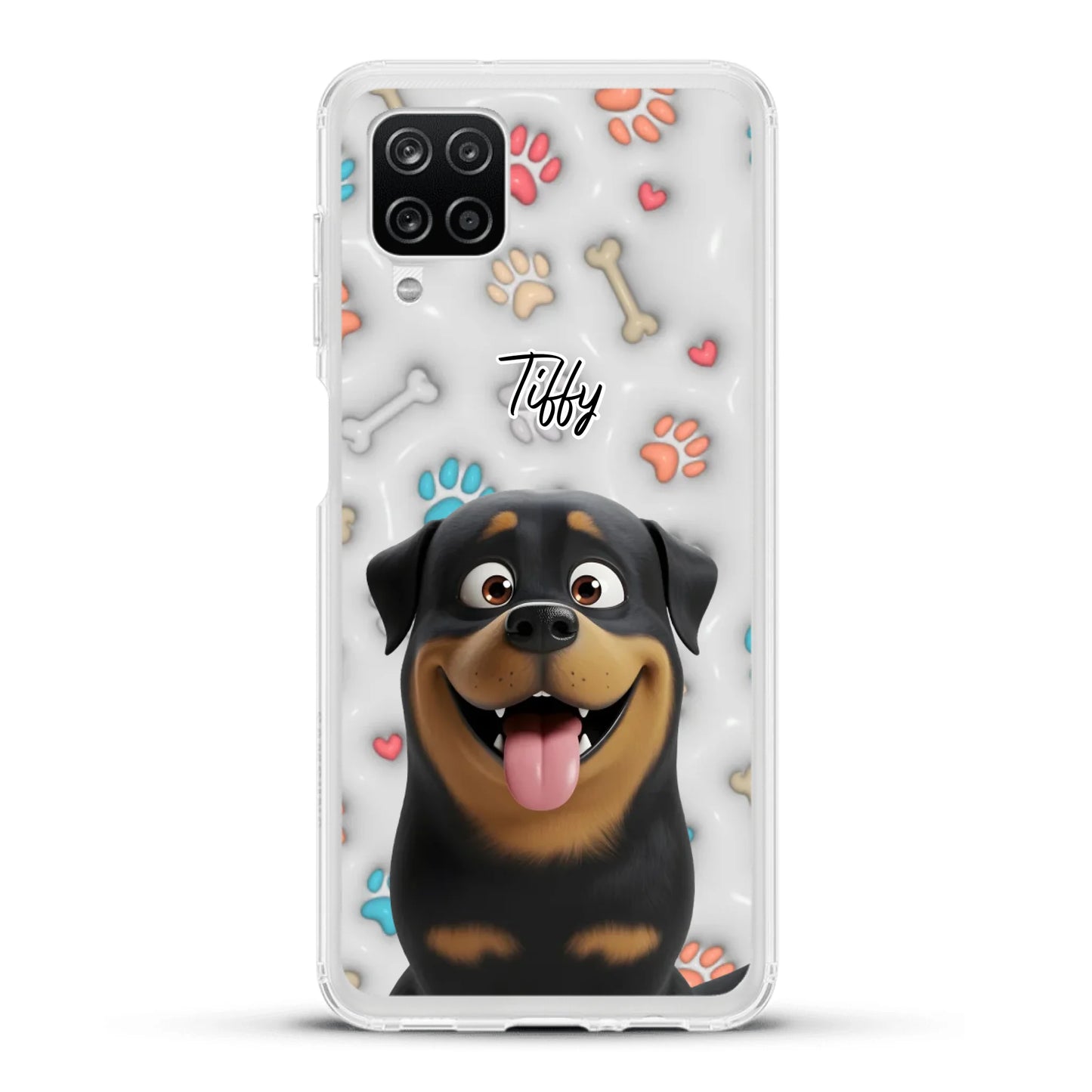 My fave pair of paws (3D look) - Personalized Phone Case