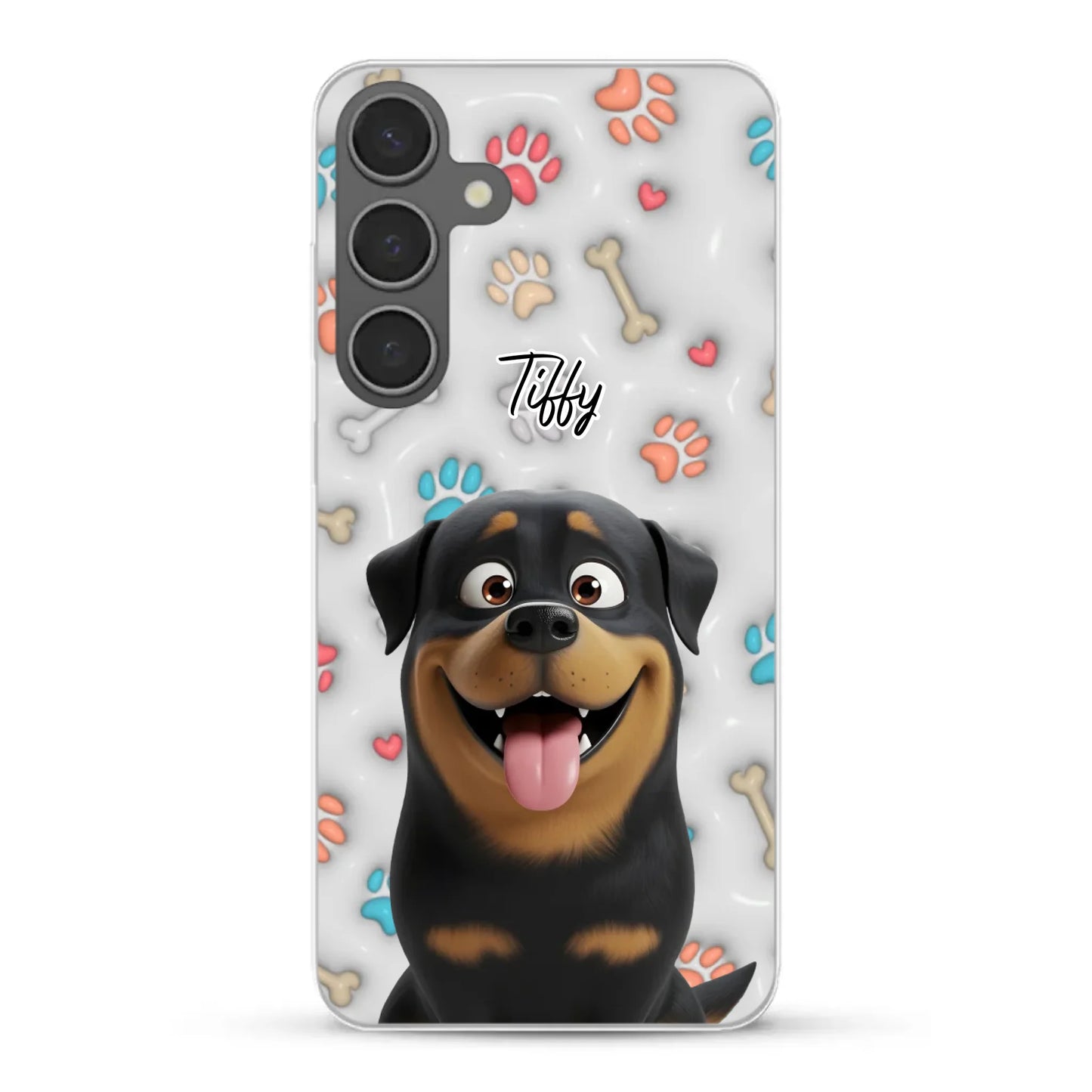 My fave pair of paws (3D look) - Personalized Phone Case