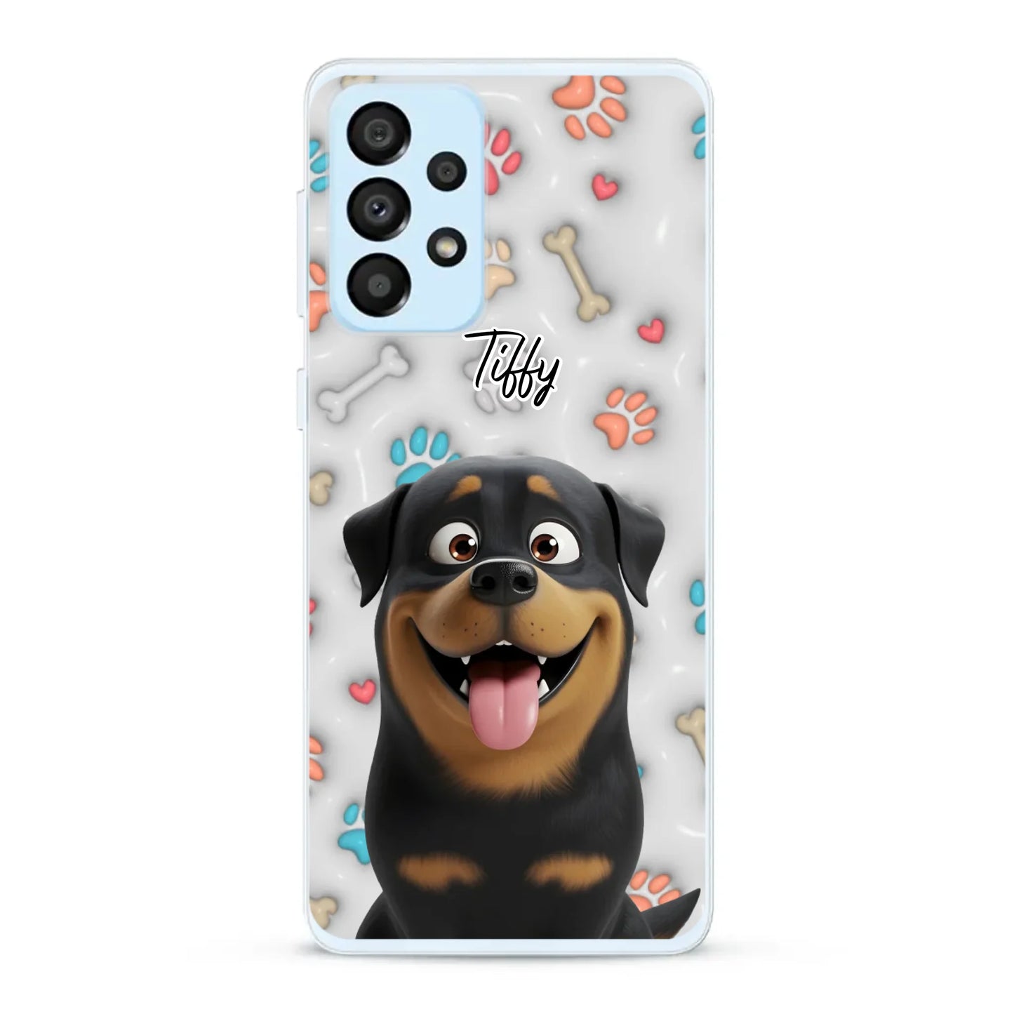 My fave pair of paws (3D look) - Personalized Phone Case