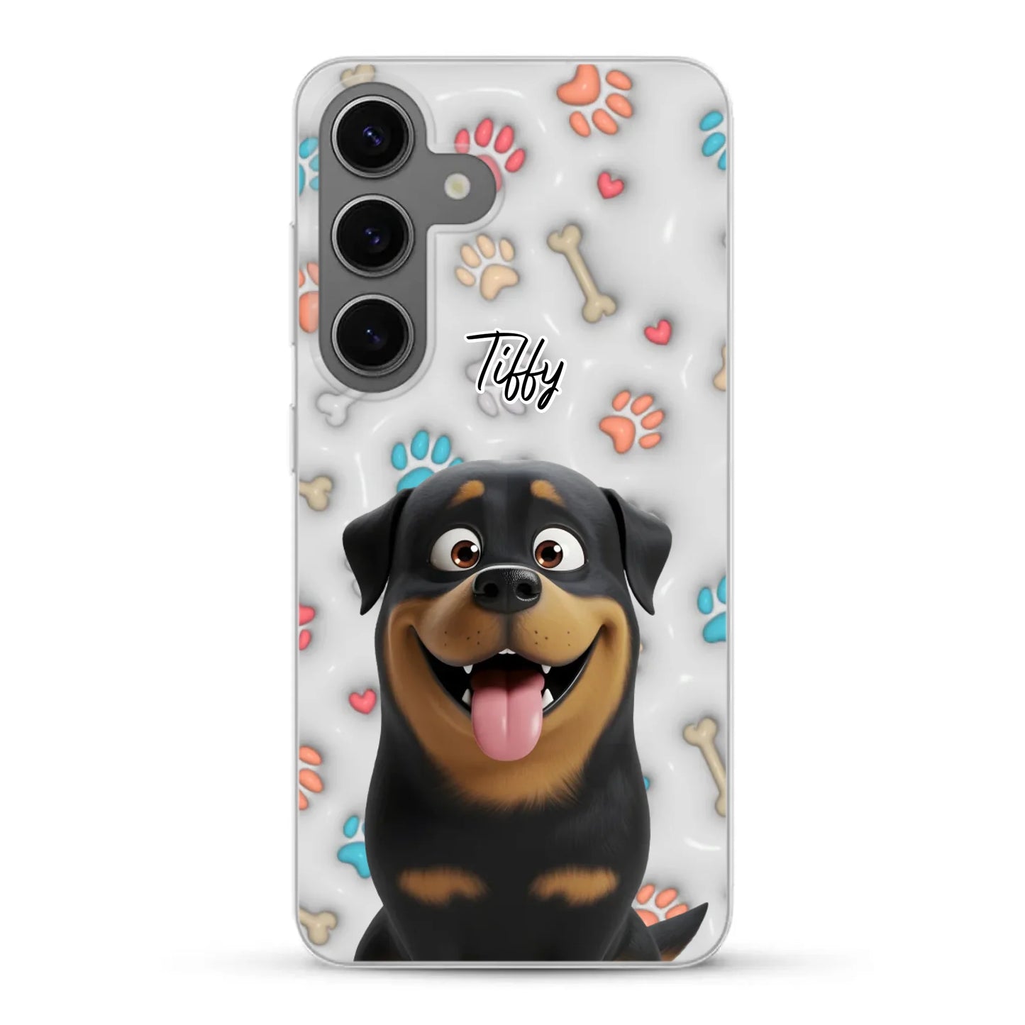 My fave pair of paws (3D look) - Personalized Phone Case