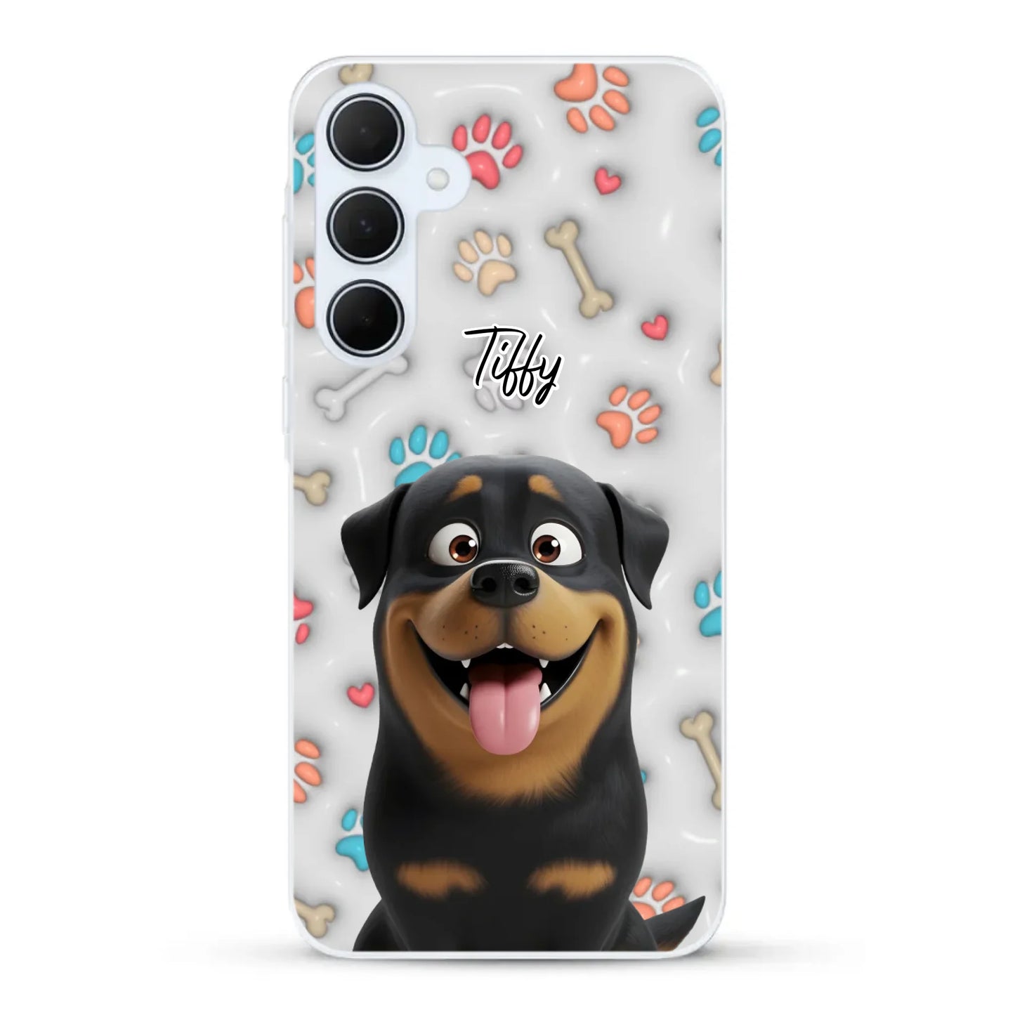 My fave pair of paws (3D look) - Personalized Phone Case