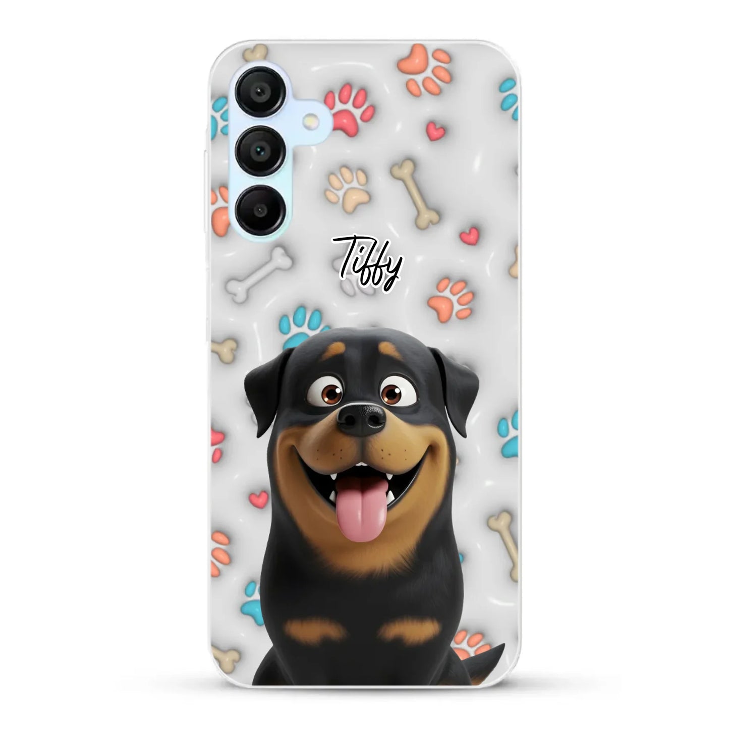 My fave pair of paws (3D look) - Personalized Phone Case