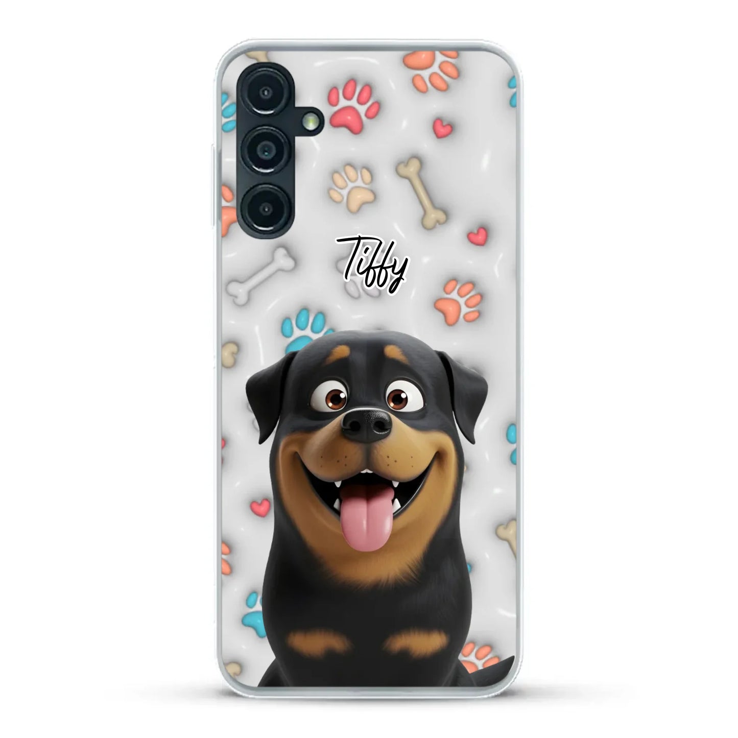My fave pair of paws (3D look) - Personalized Phone Case