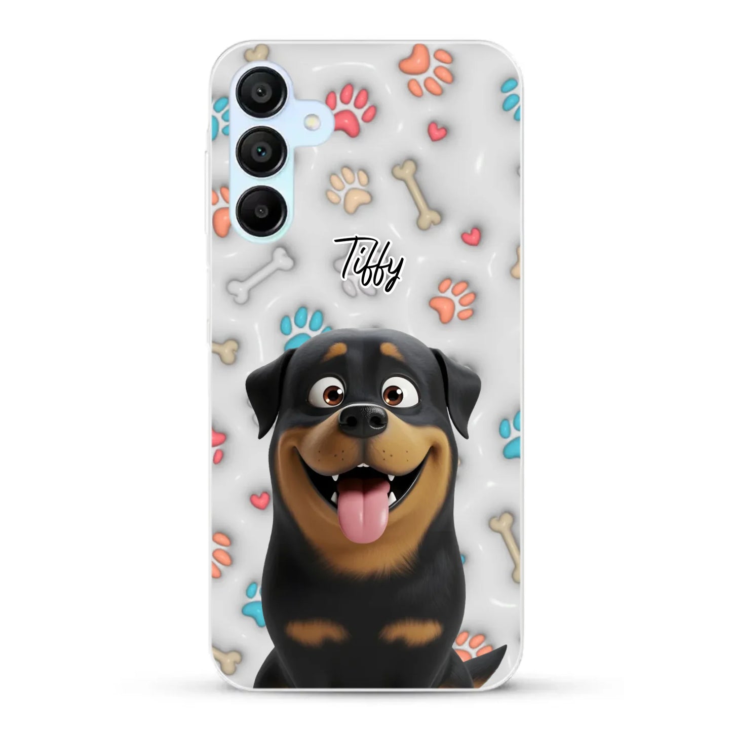 My fave pair of paws (3D look) - Personalized Phone Case