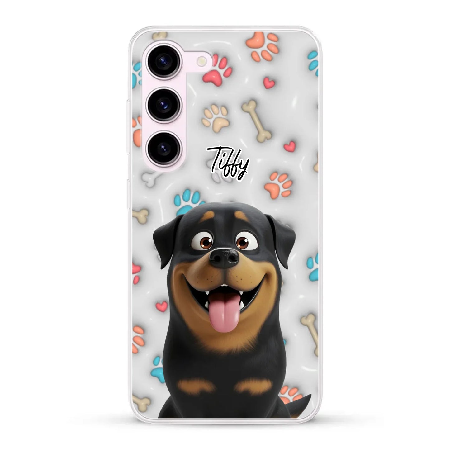 My fave pair of paws (3D look) - Personalized Phone Case