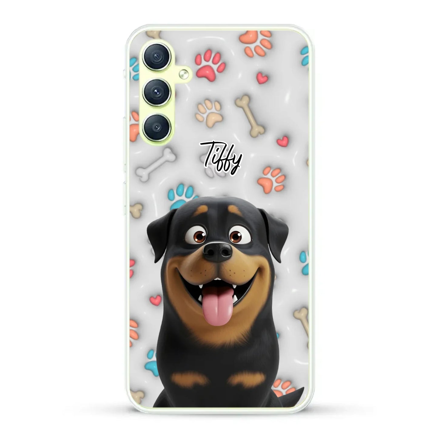 My fave pair of paws (3D look) - Personalized Phone Case