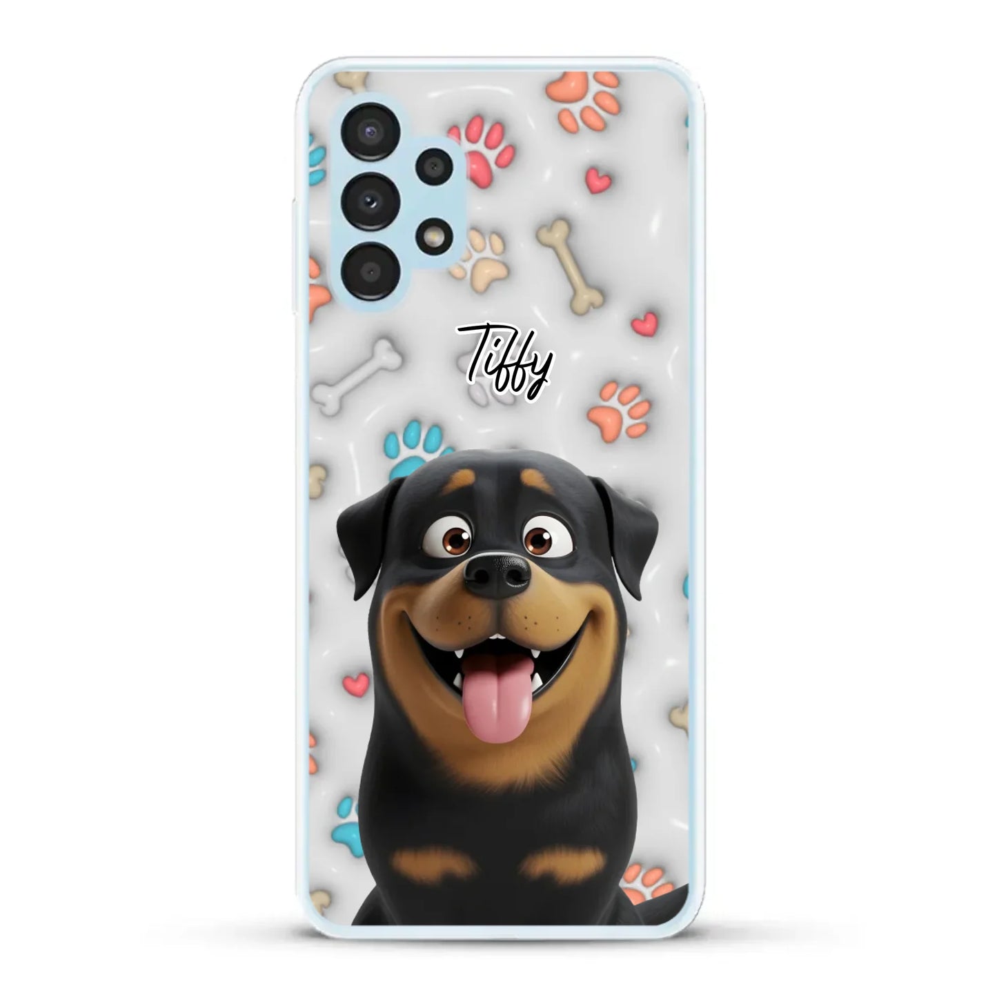 My fave pair of paws (3D look) - Personalized Phone Case