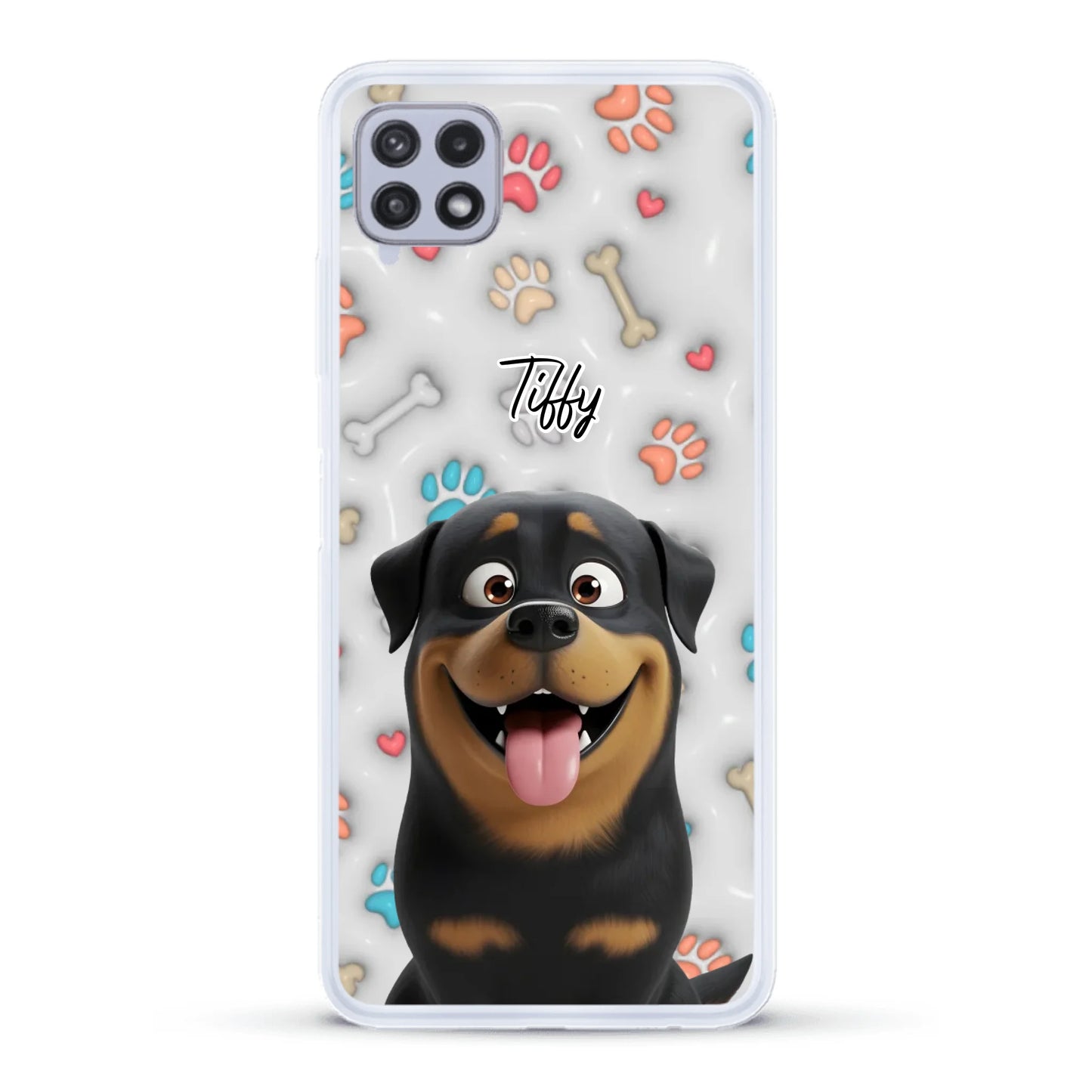 My fave pair of paws (3D look) - Personalized Phone Case