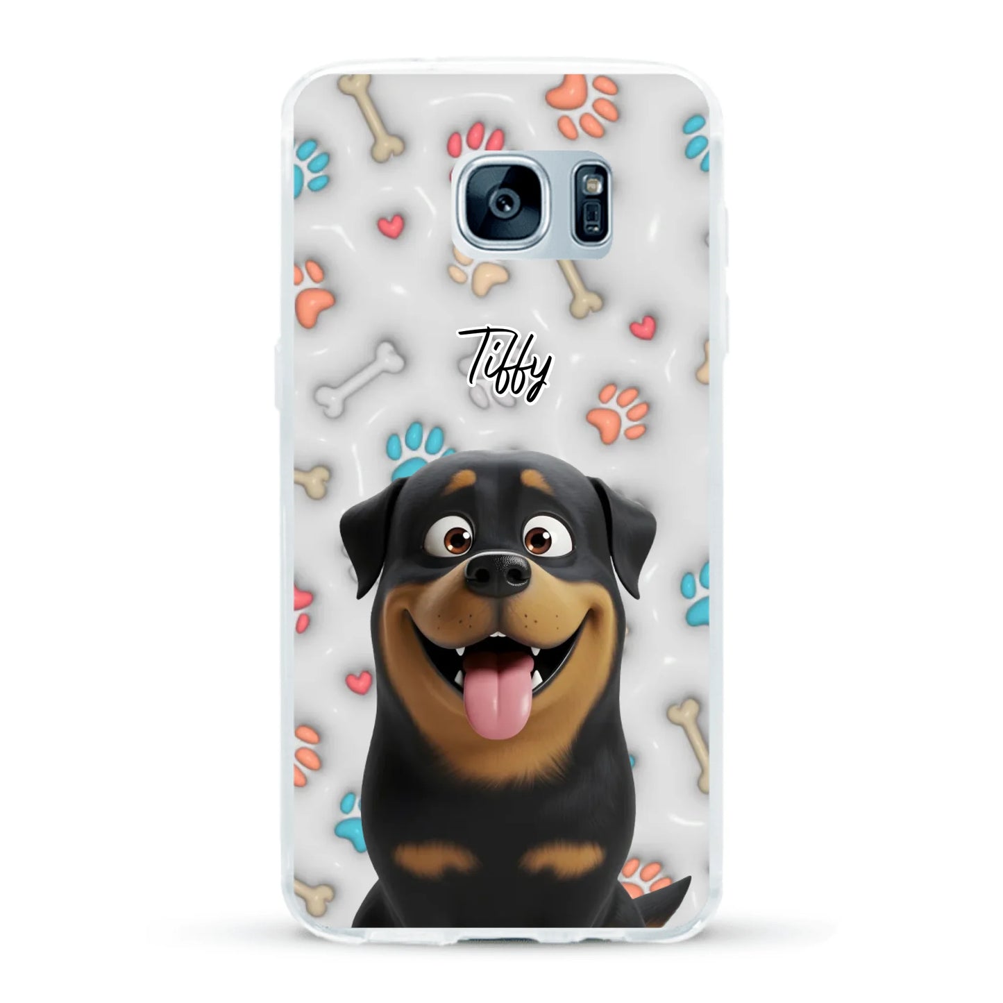 My fave pair of paws (3D look) - Personalized Phone Case