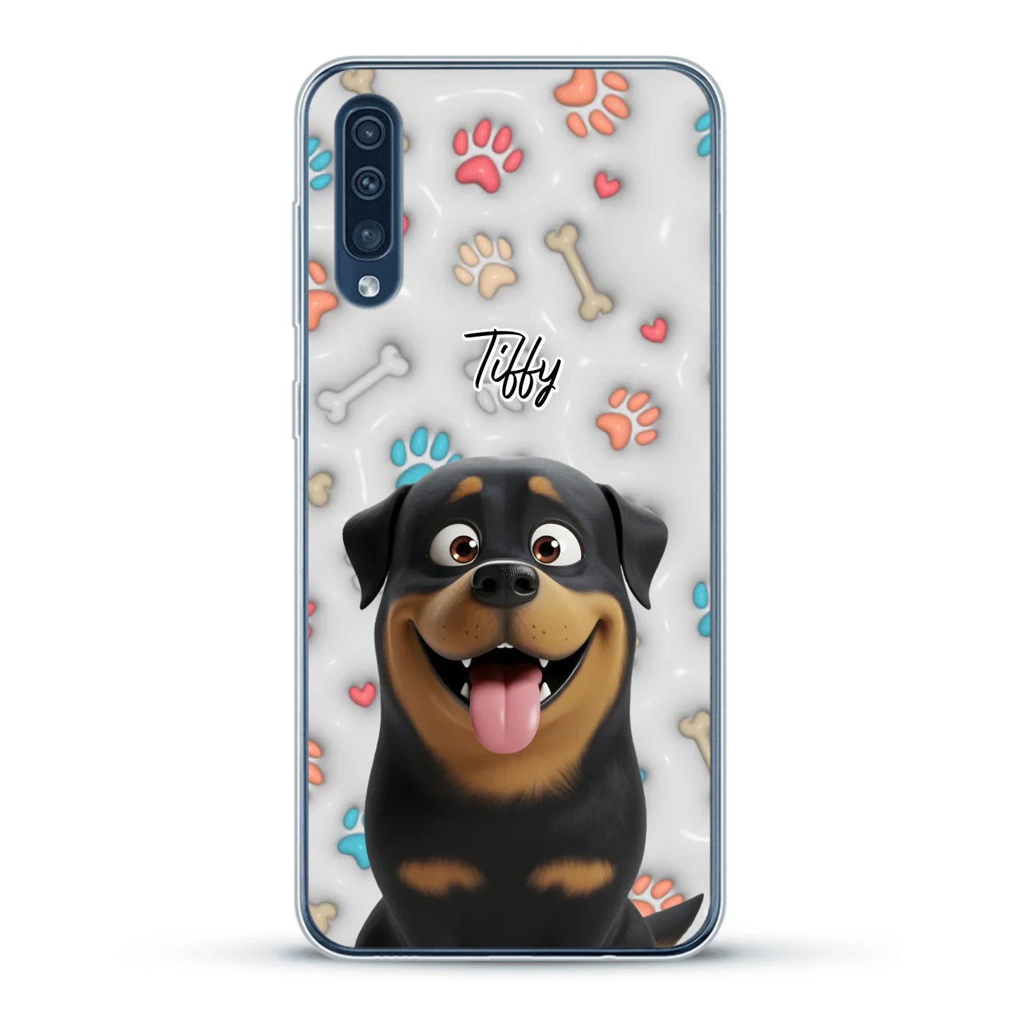 My fave pair of paws (3D look) - Personalized Phone Case