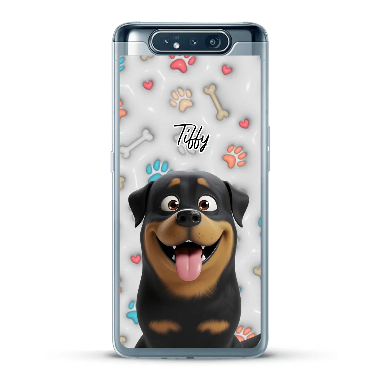 My fave pair of paws (3D look) - Personalized Phone Case
