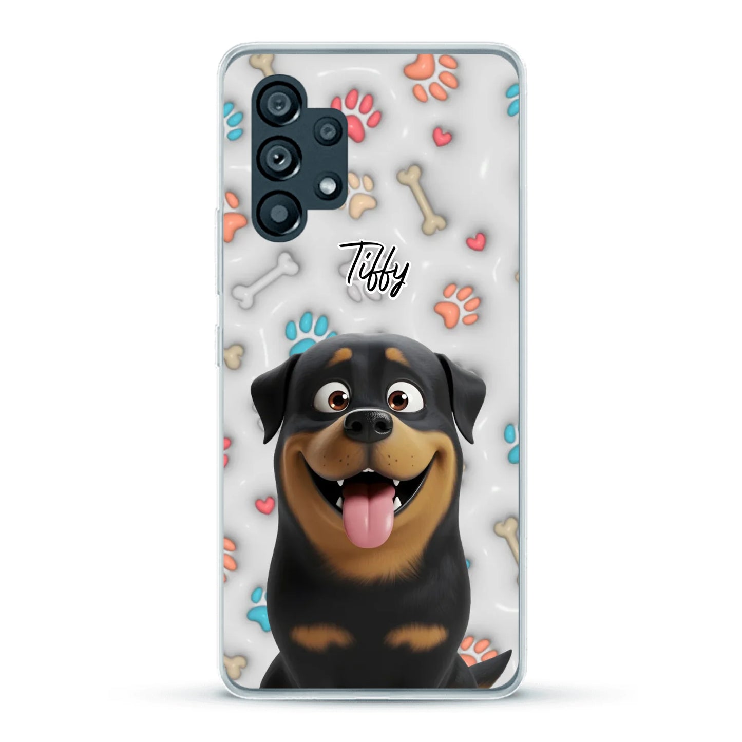 My fave pair of paws (3D look) - Personalized Phone Case