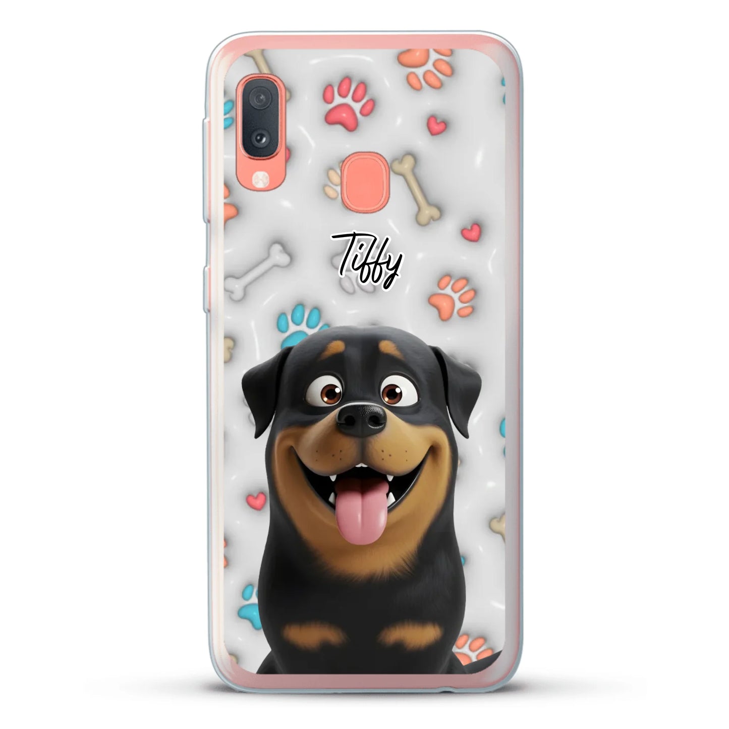 My fave pair of paws (3D look) - Personalized Phone Case