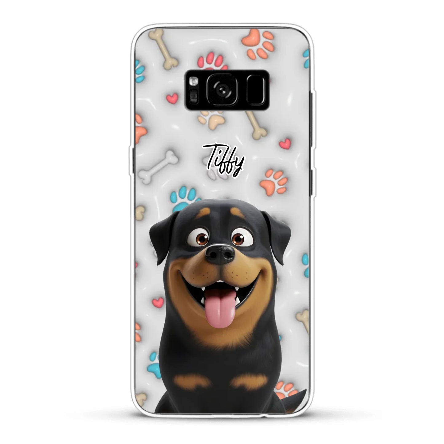 My fave pair of paws (3D look) - Personalized Phone Case