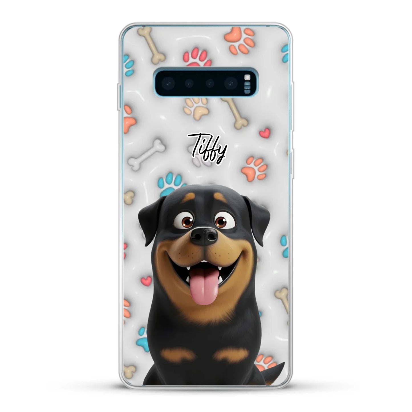 My fave pair of paws (3D look) - Personalized Phone Case