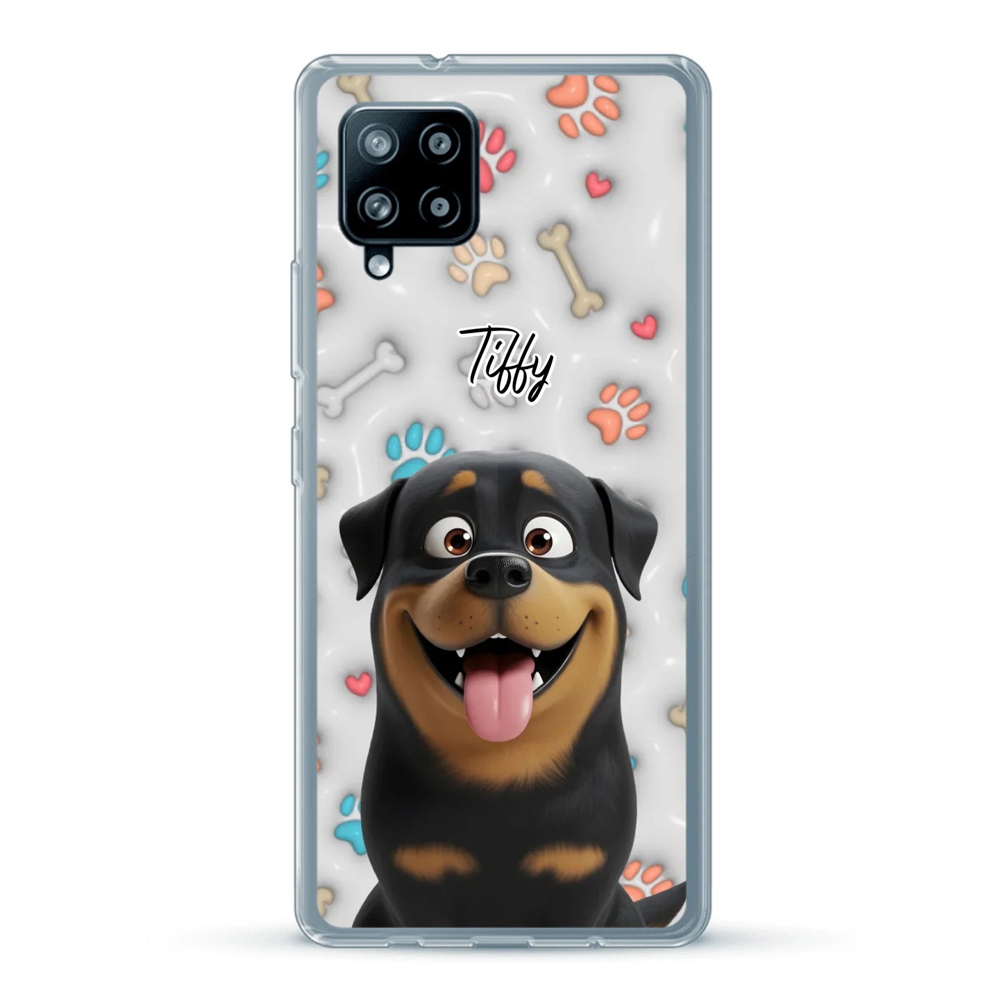 My fave pair of paws (3D look) - Personalized Phone Case