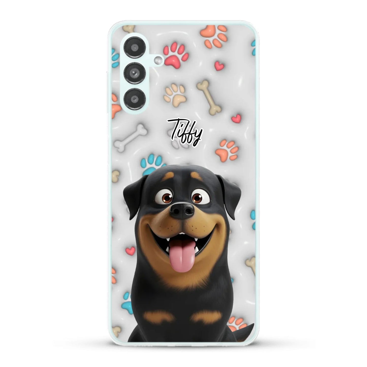 My fave pair of paws (3D look) - Personalized Phone Case