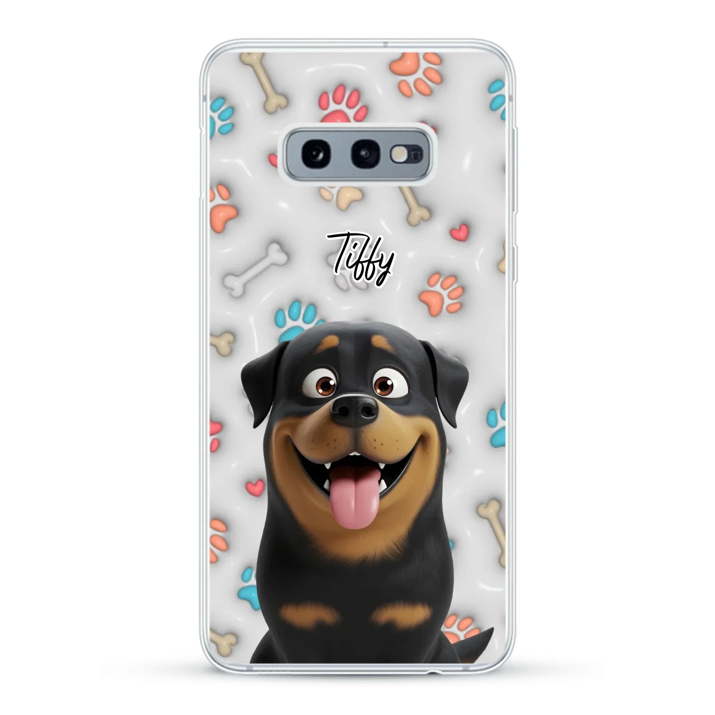 My fave pair of paws (3D look) - Personalized Phone Case