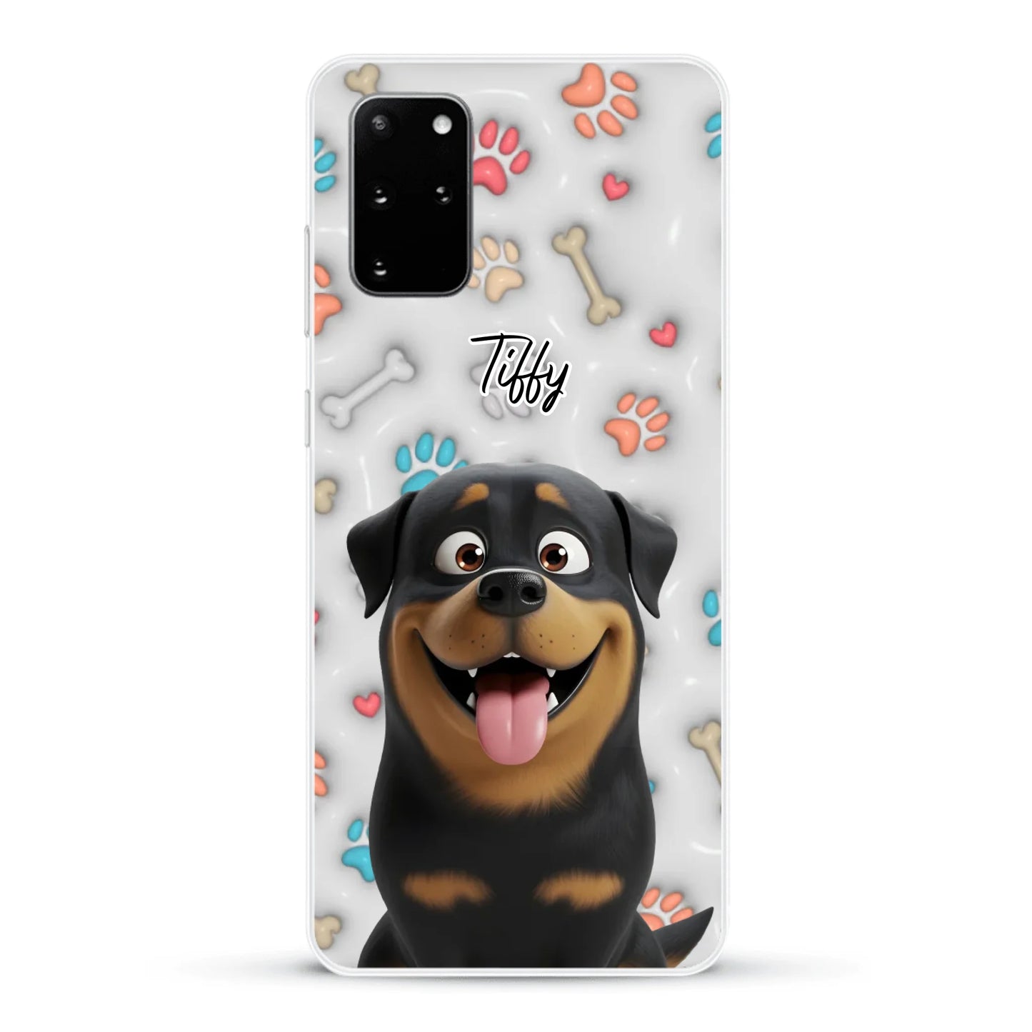 My fave pair of paws (3D look) - Personalized Phone Case