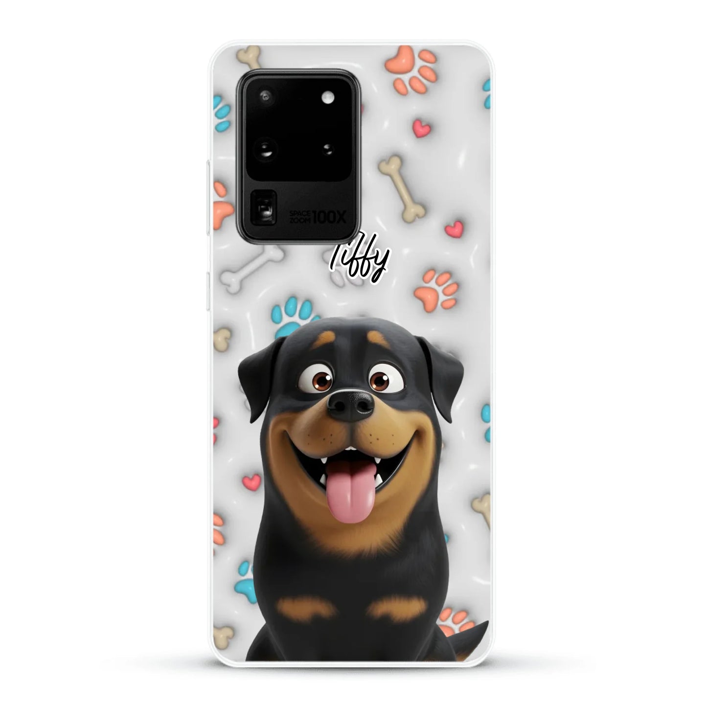 My fave pair of paws (3D look) - Personalized Phone Case