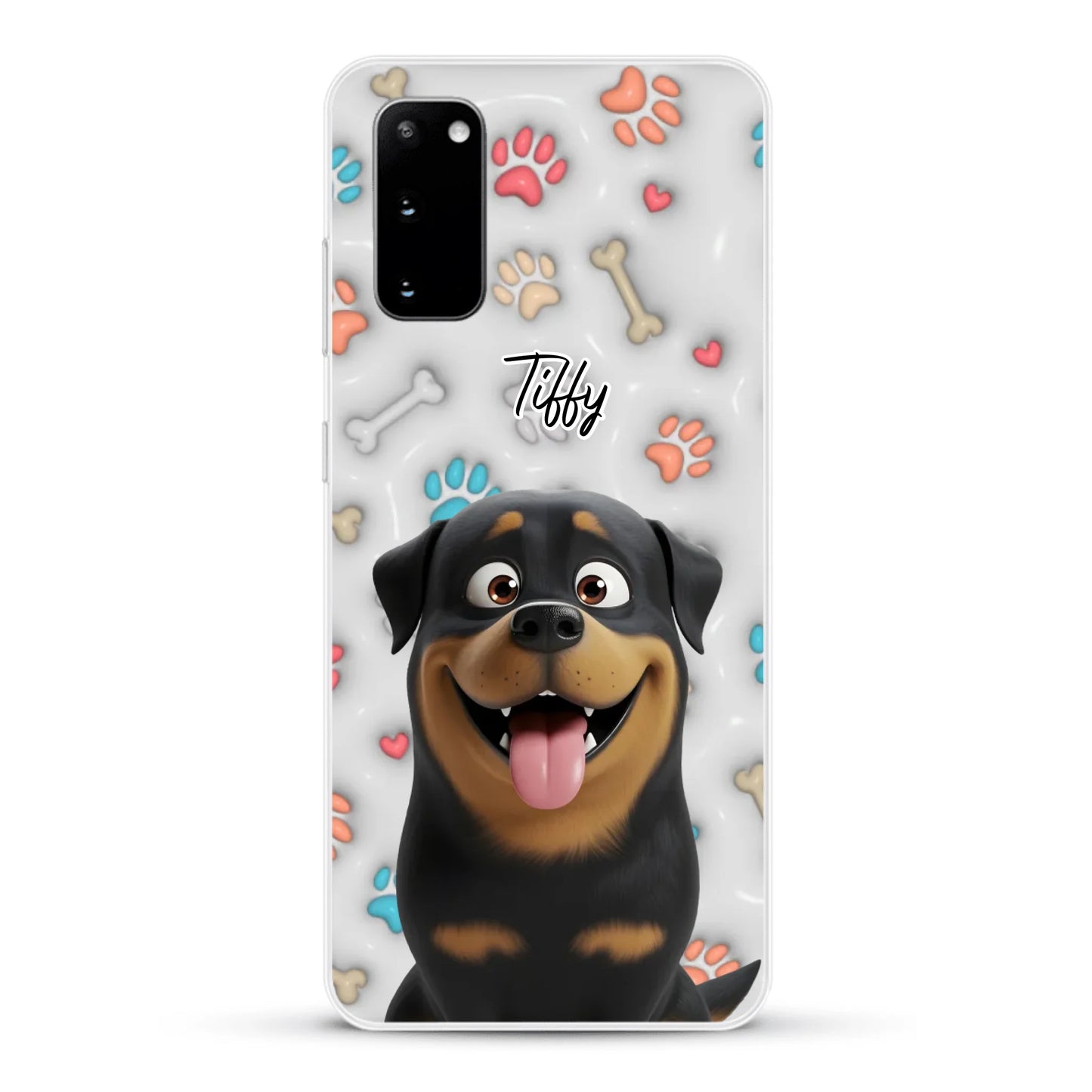 My fave pair of paws (3D look) - Personalized Phone Case