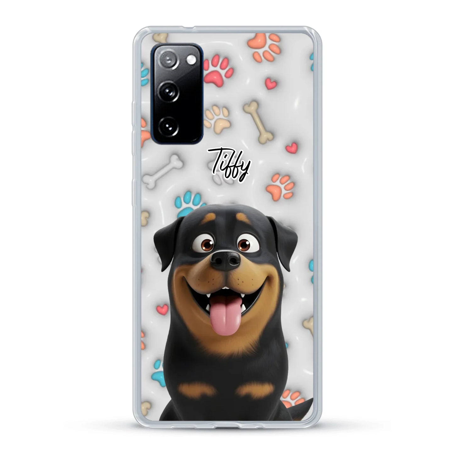 My fave pair of paws (3D look) - Personalized Phone Case