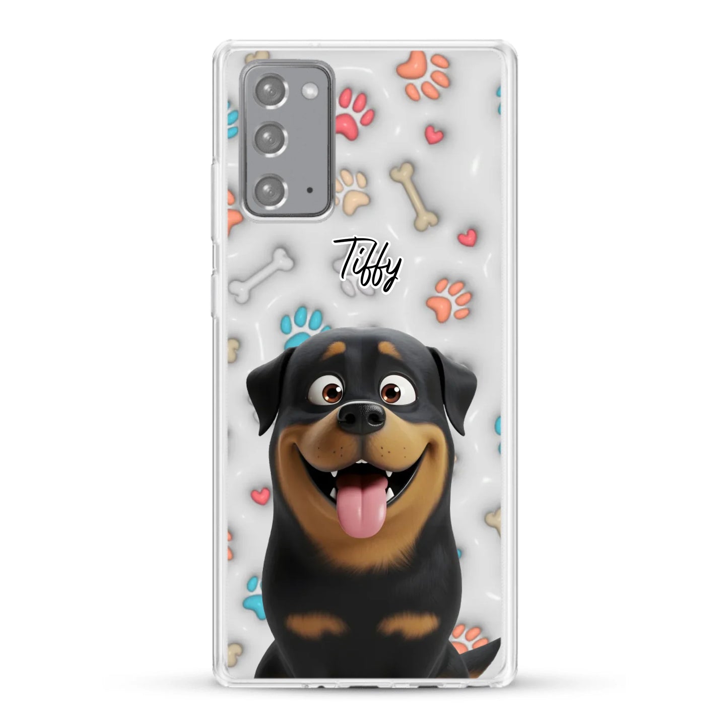 My fave pair of paws (3D look) - Personalized Phone Case